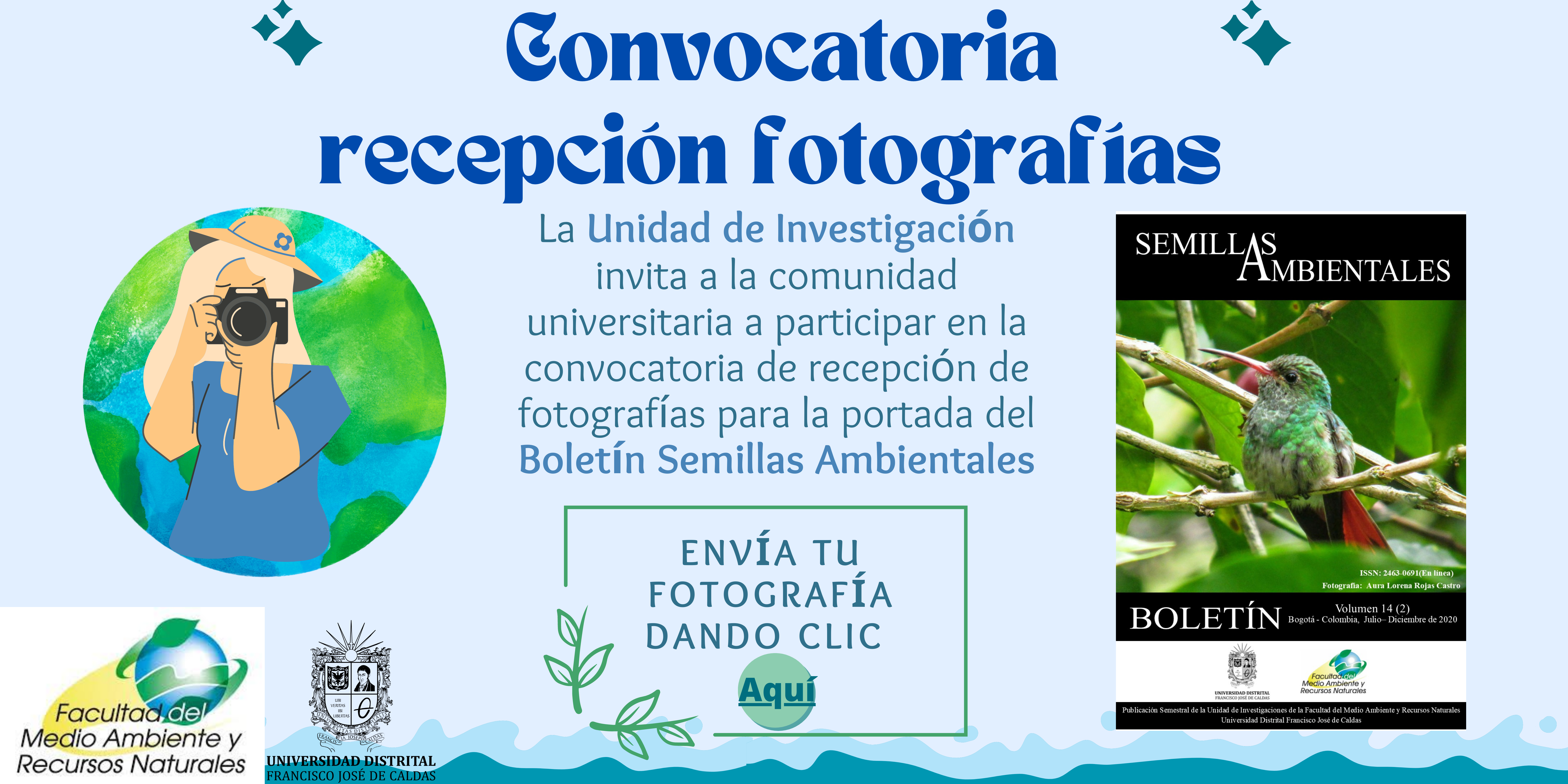  Convocatoria de Recepción de Fotografías - Boletín Semillas Ambientales